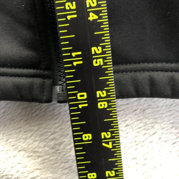 The North Face Mens Athletic Jacket Large Black Full-Zip Fleece Activewear Mock - Picture 5 of 15